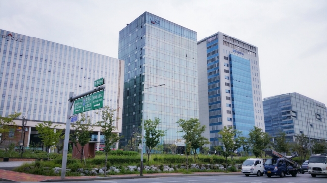 고덕상업업무 복합단지 조감도