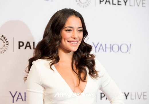 영화배우이자 모델인 나탈리 마르티네즈가 19일(현지시간) 미국 캘리포니아주 비버리 힐스 팰리 미디어 센터의 ‘킹덤과 함께 하는 저녁(An Evening with Kingdom)’ 행사에 참석했다.<br>ⓒ AFPBBNews=News1