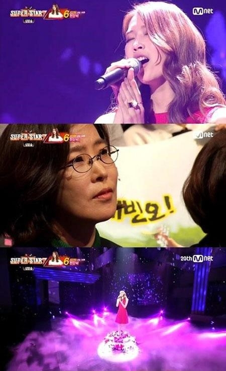 슈퍼스타K7 천단비. Mnet 화면 캡처
