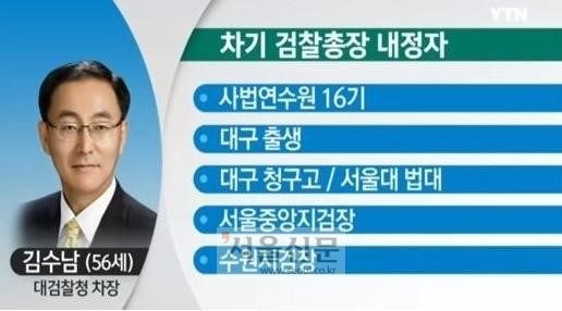 김수남 대검 차장