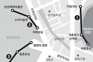 석촌호수·위례성·올림픽공원 도심에서 만나는 가을의 절정