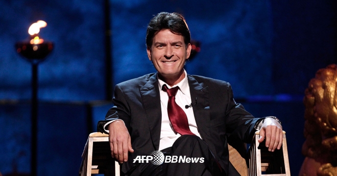 할리우드 배우 찰리 쉰 ⓒ AFPBBNews=News1