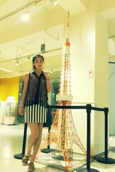 “일본여행중 도쿄타워 앞에서”