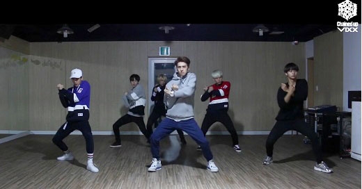 사진=빅스 ‘사슬’ 안무 영상 캡처