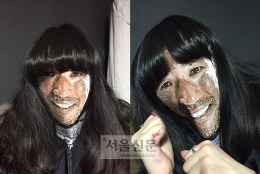 히말라야의 강추위를 온몸으로 표현해봤다