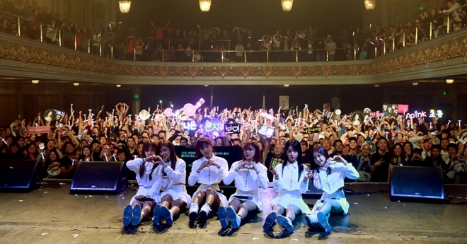 에이핑크 북미투어 <에이큐브엔터테인먼트 제공>