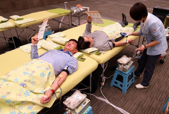 삼성 전 임직원 헌혈 동참 