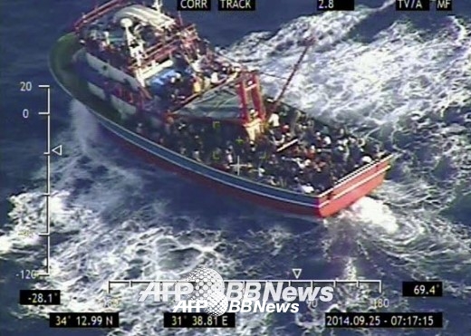 터키 에게해서 난민선 침몰