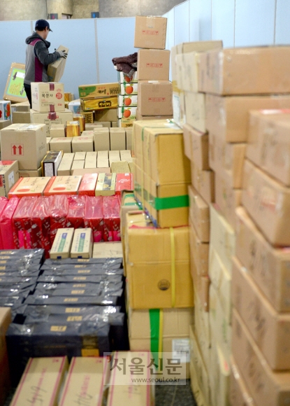 국회의원들 앞으로… 설 선물 봇물