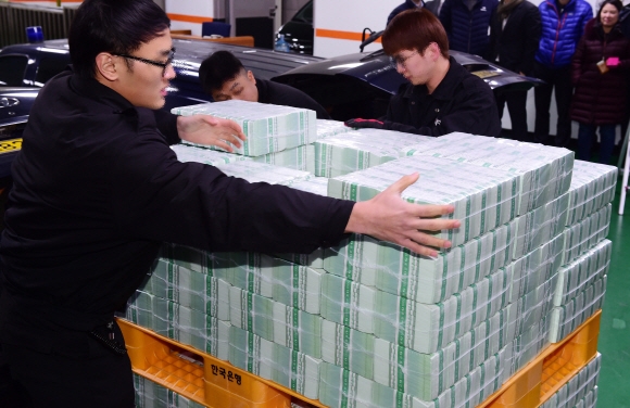한국은행 설 자금 방출 