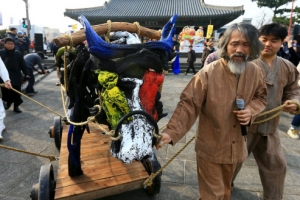 풍년 기원 제주 ‘낭쉐몰이’
