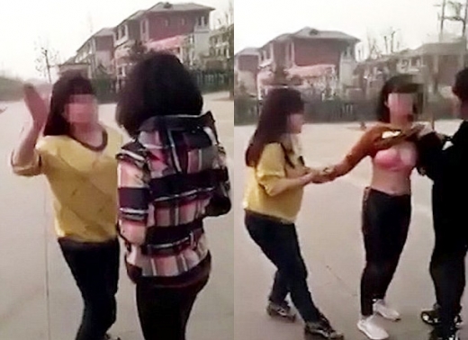 중국서 또…10대 여학생 옷 벗겨 집단 구타