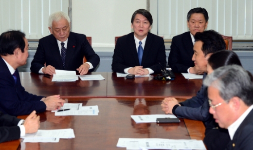 [서울포토] 국민의당, 국회 본청서 첫 의원총회