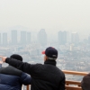[서울포토]남산에서 바라본 도심 미세먼지