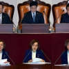 [서울포토] 은수미 의원, 10시간18분간의 필리버스터