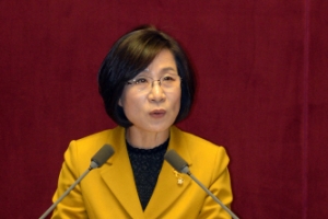 [서울포토]필리버스터 발언하는 김제남 의원