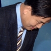 [서울포토] 홍의락 의원, 더민주 탈당 기자회견 마지막 인사