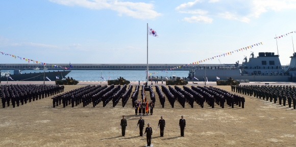 제주민군복합항 준공식 준비