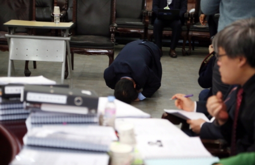 [서울포토]새누리당 예비후보들 공천 면접