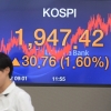 [서울포토]코스피지수 30포인트 넘게 크게 올라 1,947.42로 마감