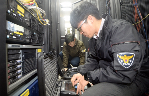 [서울포토] 경찰청 사이버테러 모의훈련