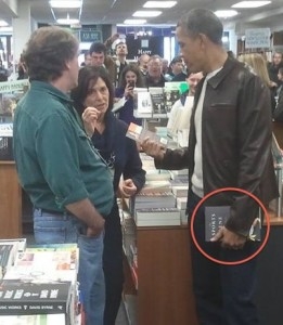 The President Obama’s picture of holding Epstein’s book in a bookstore, ‘The Sport Gene’, was sensational.   	Provided by David Epstein 