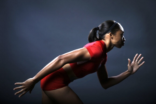 [포토] 육상 선수 앨리슨 펠릭스, 뛸 준비 완료