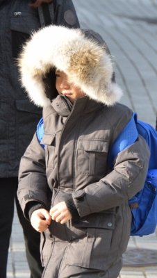 [서울포토] 꽃샘추위에 ‘춥다 추워~’