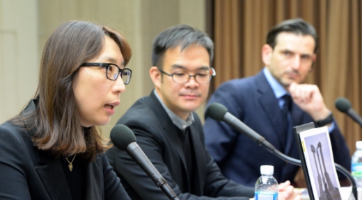 [서울포토] 북한인권 기자회견에 참석한 국제앰네스티 관계자들