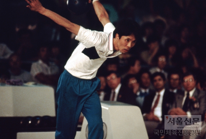 1988년 서울올림픽 남자 마스터스 부문 금메달리스트인 권종률 선수의 당시 경기 모습. 