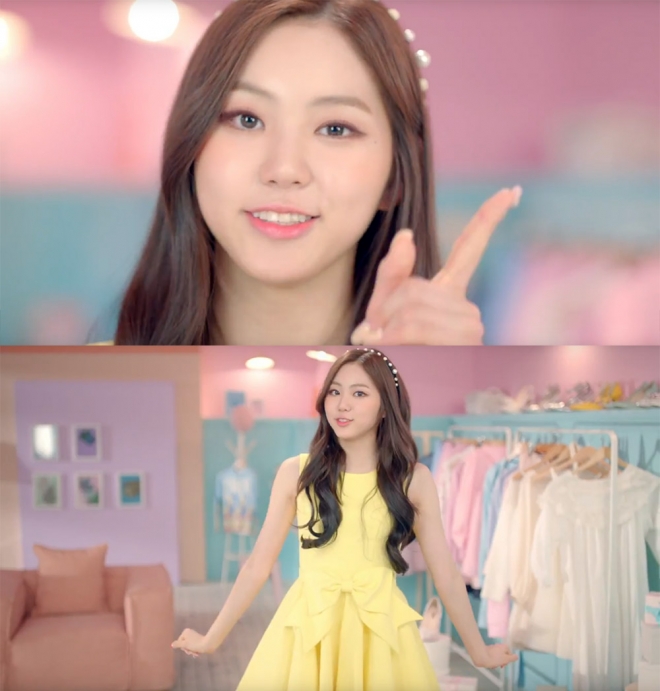 씨엘씨 ‘예뻐지게’ 뮤직비디오 (권은빈)