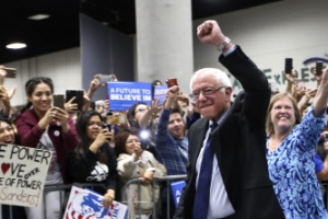 [포토]샌더스를 연호하라