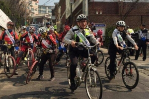 서울 마포 ‘월드컵 자전거 순찰대’ 출범