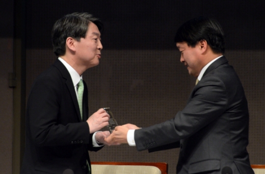 [서울포토] 국민의당 안철수 대표, 관훈토론 참석