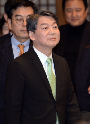 [서울포토] 국민의당 안철수 대표, 관훈토론 참석