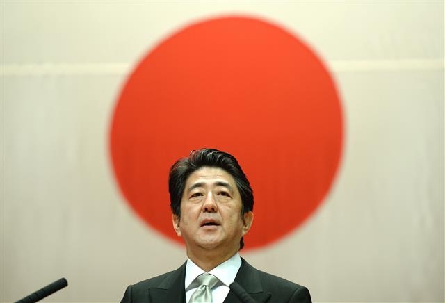 아베 신조 일본 총리. AFP 연합뉴스