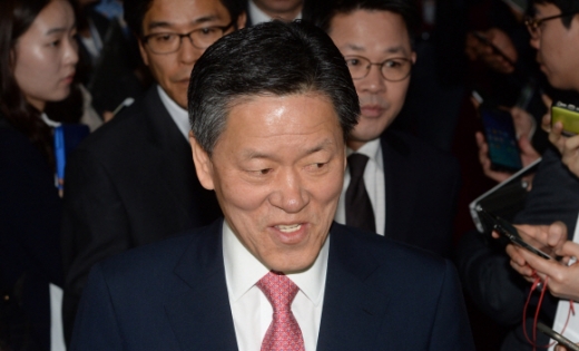 [서울포토]3당 원내대표와 국회의장 회담