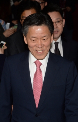 [서울포토]3당 원내대표와 국회의장 회담