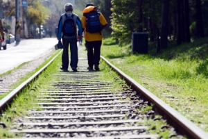 [서울포토] 행복한 철길 나들이