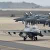 [서울포토] ‘맥스썬터 훈련’에 참가한 美 F-16 전투기