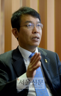 [서울포토] 정의당 김종대 초선의원