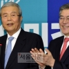 문재인 “김종인 합의추대 힘들고 경선 불출마해야”…金은 “경선 나가라더니”