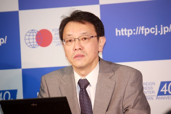 일본 지진조사위원장 히라타 교수. 연합뉴스