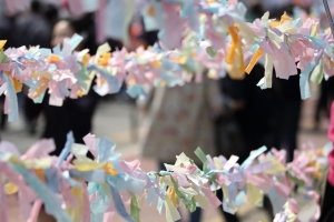 영등포구, 봄꽃축제 시민 소원지 버리지 않고 정책 반영