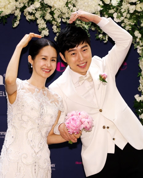 김가연-임요환 부부, 혼인신고 후 5년만에 결혼식