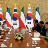 [서울포토]박근혜 대통령, 자베르 쿠웨이트 총리 접견