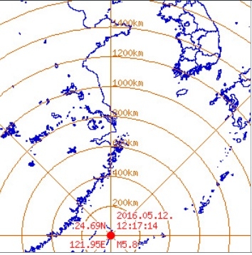 대만 지진. 네이버 화면 캡처