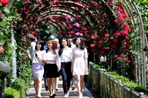 음~ 이 향기로운 장미 향기… 중랑에서 온 꽃바람 신바람