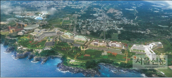 서귀포시 중문관광단지 내 들어서는 부영호텔 조감도. 제주도 제공 