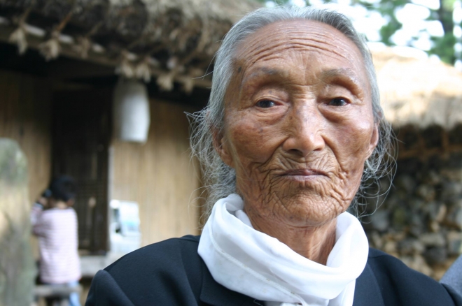 일본군 위안부 피해자 공점엽 할머니. 정대협 페이스북 캡처.